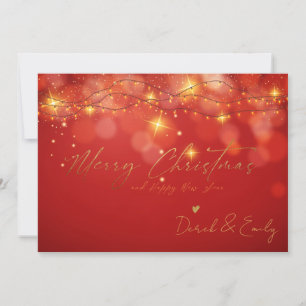 Merry Christmas New Year Sparkly Christmas Holiday