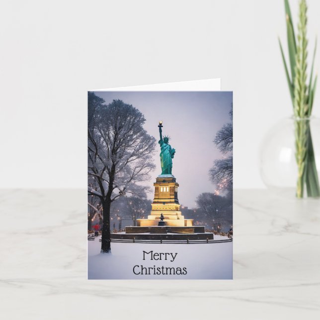 Merry Christmas - New York Holiday Card (Front)