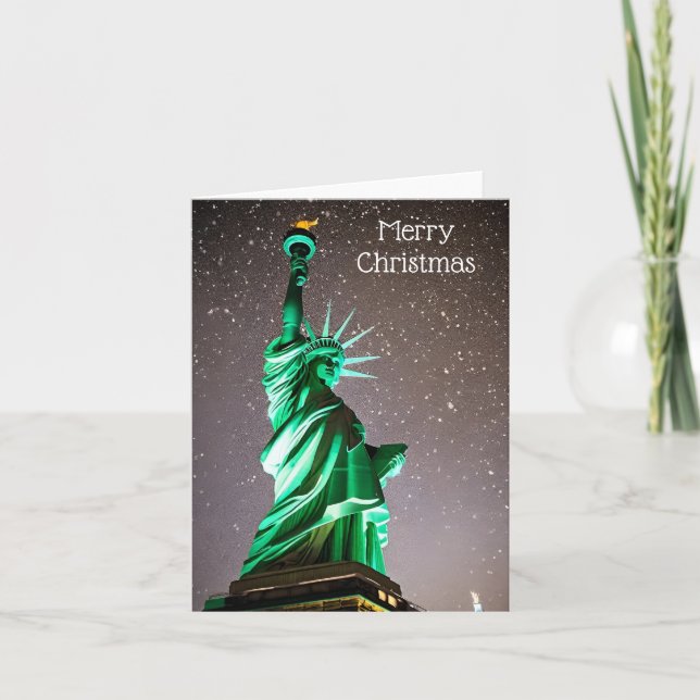 Merry Christmas - New York Holiday Card (Front)