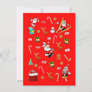 Merry Christmas Nice Naughty 25 December Christmas Card