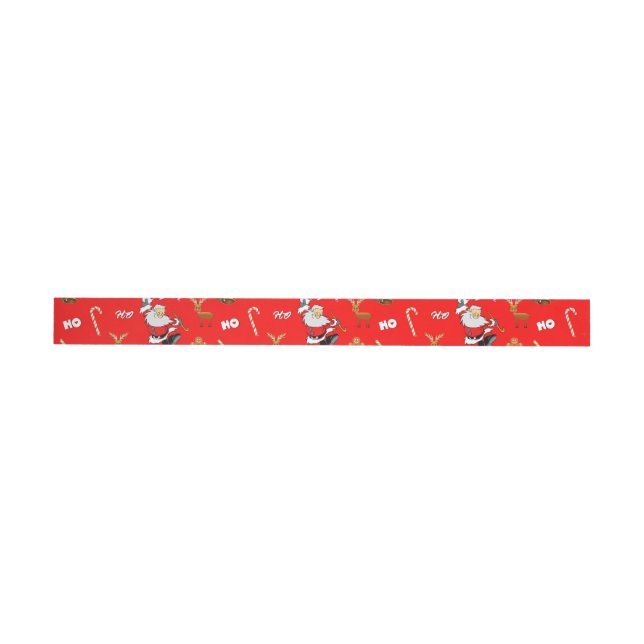 Merry Christmas Nice Naughty 25 December Christmas Wrap Around Label (Individual)