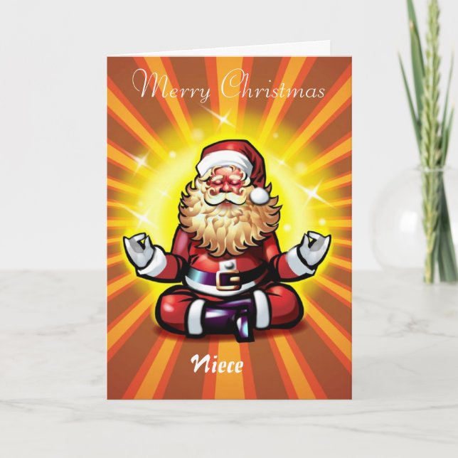 Merry Christmas Niece Holiday Card (Front)