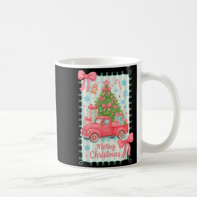 Merry Christmas Nk Truck Family Matching Pajamas G Coffee Mug (Right)