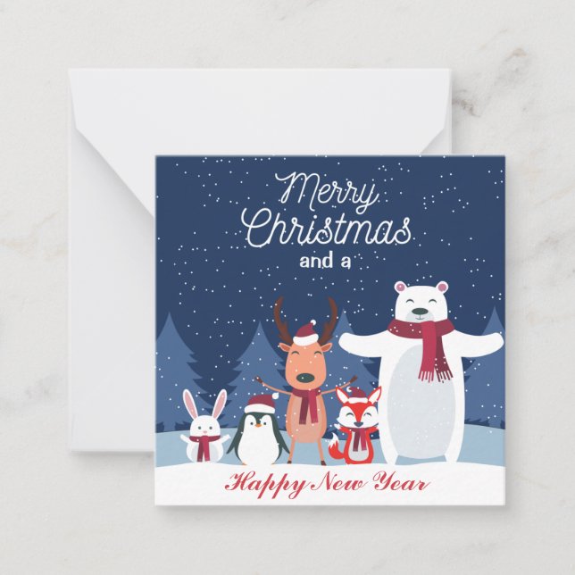 Merry Christmas Note Card (Front)