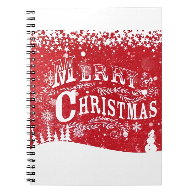 Merry Christmas Notebook (Front)