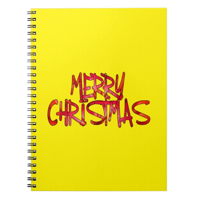 Merry Christmas  Notebook (Front)