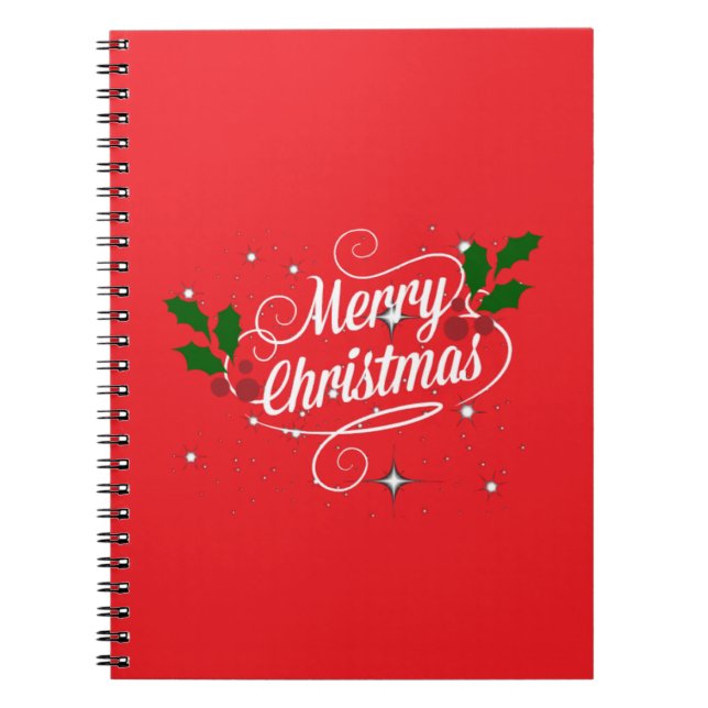 Merry Christmas Notebook (Front)