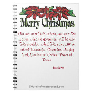 Merry Christmas Notebook