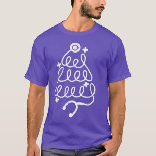 Merry Christmas Nurse Christmas Tree Nursing Xmas T-Shirt