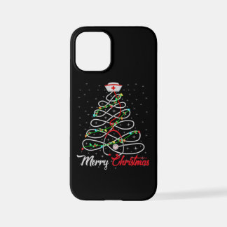 Merry Christmas Nurse Funny PICU Nurse Christmas iPhone 12 Mini Case