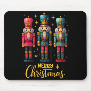 Merry Christmas Nutcracker Ballet Dance Women Kids Mouse Mat