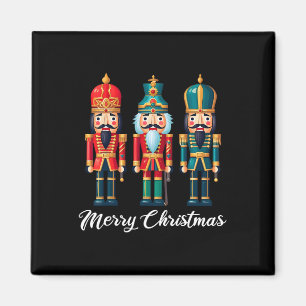 Merry Christmas Nutcracker Ballet Festive Xmas Men Magnet