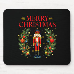 Merry Christmas Nutcracker Ballet Festive Xmas Men Mouse Mat