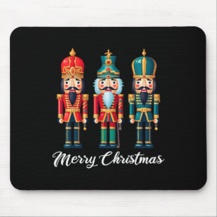 Merry Christmas Nutcracker Ballet Festive Xmas Men Mouse Mat