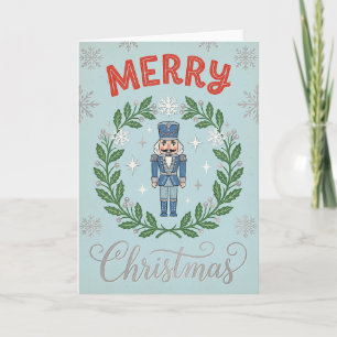Merry Christmas Nutcracker Card