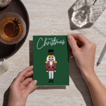 Merry Christmas Nutcracker – Classic Holiday Card