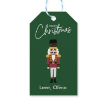Merry Christmas Nutcracker Gift tag Custom