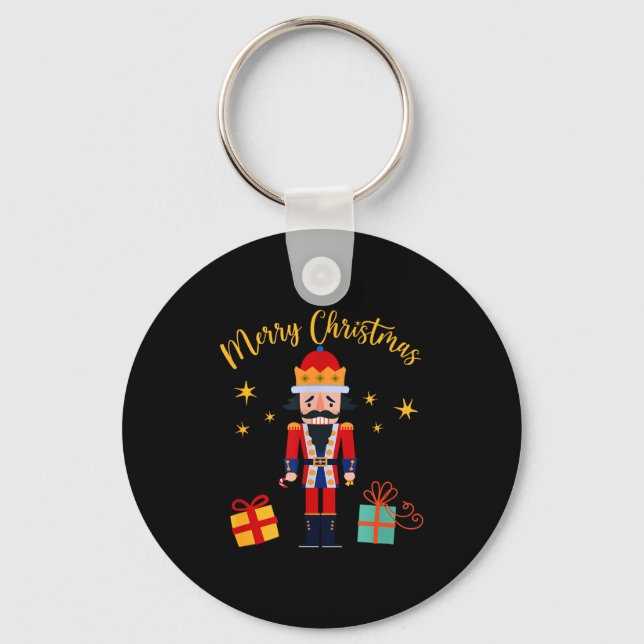 Merry Christmas - Nutcracker  Key Ring (Front)