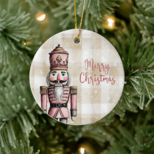 Merry Christmas Nutcracker Ornament