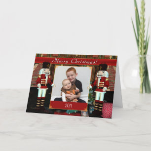Merry Christmas Nutcracker Photo Card
