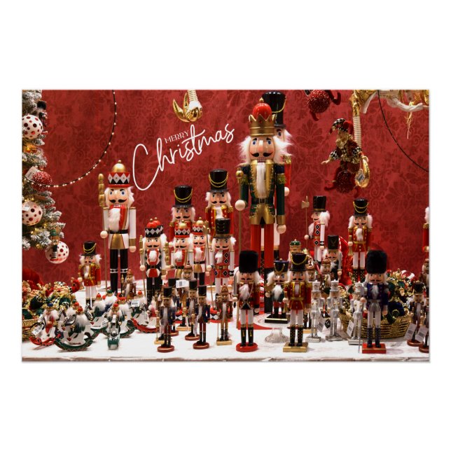 Merry Christmas Nutcrackers  Poster (Front)