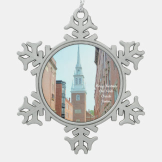 Merry Christmas Old North Church Boston ornament
