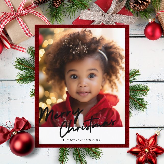 Merry Christmas One Photo Holiday (Creator Uploaded)