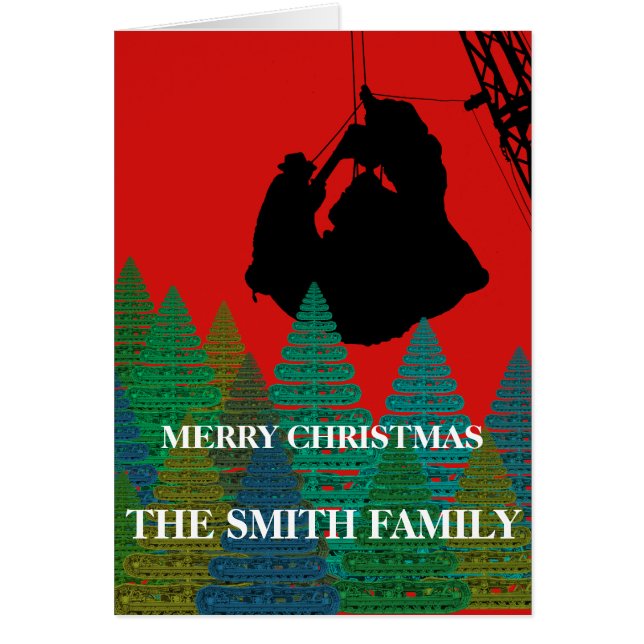 MERRY CHRISTMAS OPERATING ENGINEER CRANE OPERATOR (Front)
