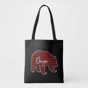 Merry Christmas Oregon Festive Xmas Retro Sunset Tote Bag