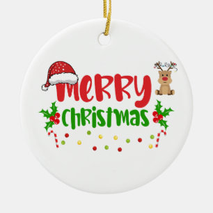 MERRY CHRISTMAS ORNAMENT