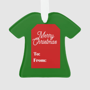 Merry Christmas Ornament