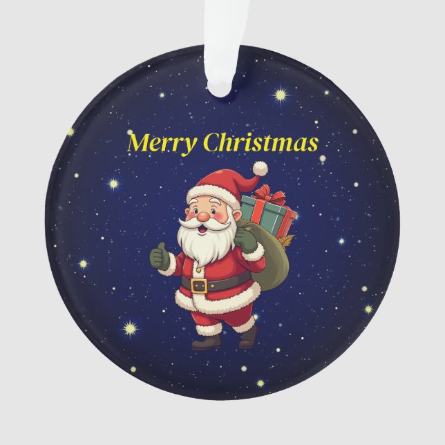 Merry Christmas Ornament (Front)