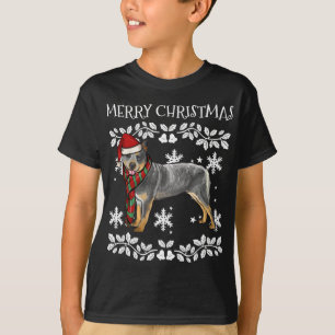 Merry Christmas Ornament Australian Cattle Dog Xma T-Shirt