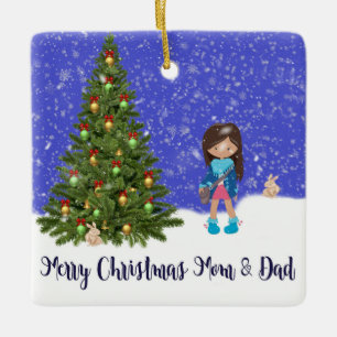 Merry Christmas Ornament from Daughter to Parents