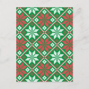 Merry Christmas Ornament Holiday Postcard