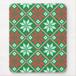 Merry Christmas Ornament Mouse Mat