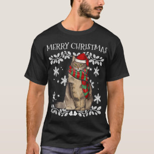 Merry Christmas Ornament Norwegian Forest Cat Xmas T-Shirt