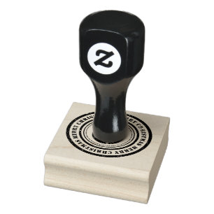 Merry Christmas Ornament Rubber Stamp
