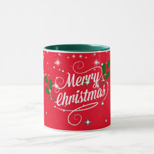 Merry Christmas ornamental design Mug