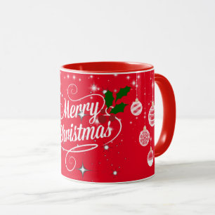 Merry Christmas ornamental design Mug