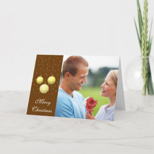 Merry Christmas Ornaments Holiday Card