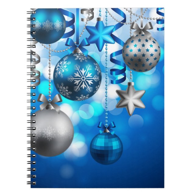 Merry Christmas Ornaments Notebook (Front)