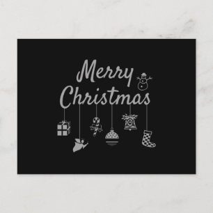 Merry Christmas Ornaments Postcard