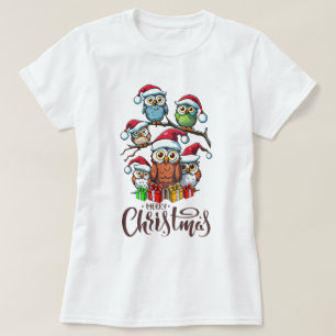 Merry Christmas Owl Squad T-Shirt