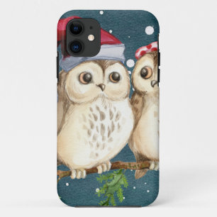 Merry-christmas Owls iPhone 11 Case