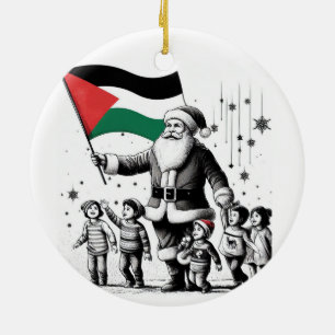 Merry Christmas, Palestine: Just Cause Unity Ornam Ceramic Tree Decoration