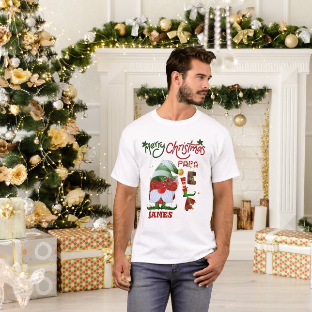 Merry Christmas Papa Elf Men's Basic T-Shirt (Creator Uploaded)