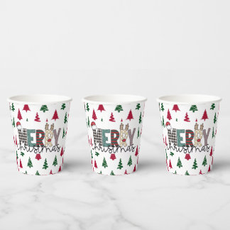 MERRY Christmas Paper Cup