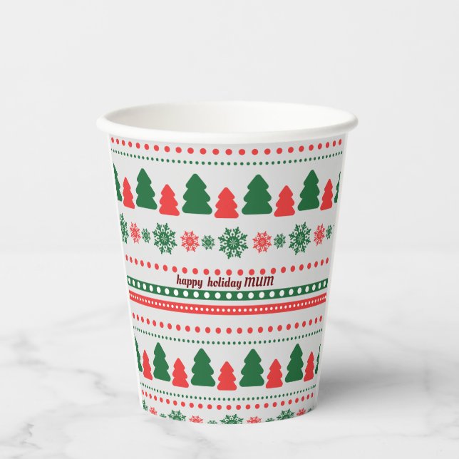 Merry Christmas  Paper Cup (Front)