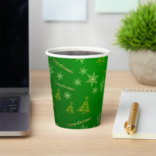 merry christmas  paper cups